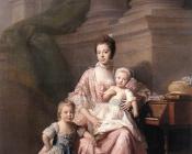 阿兰雷姆赛 - Queen Charlotte with her Two Children